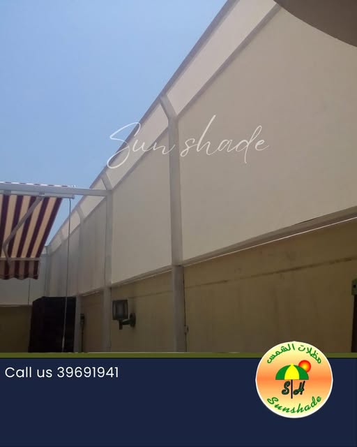 Sun Shade Bahrain installation detail